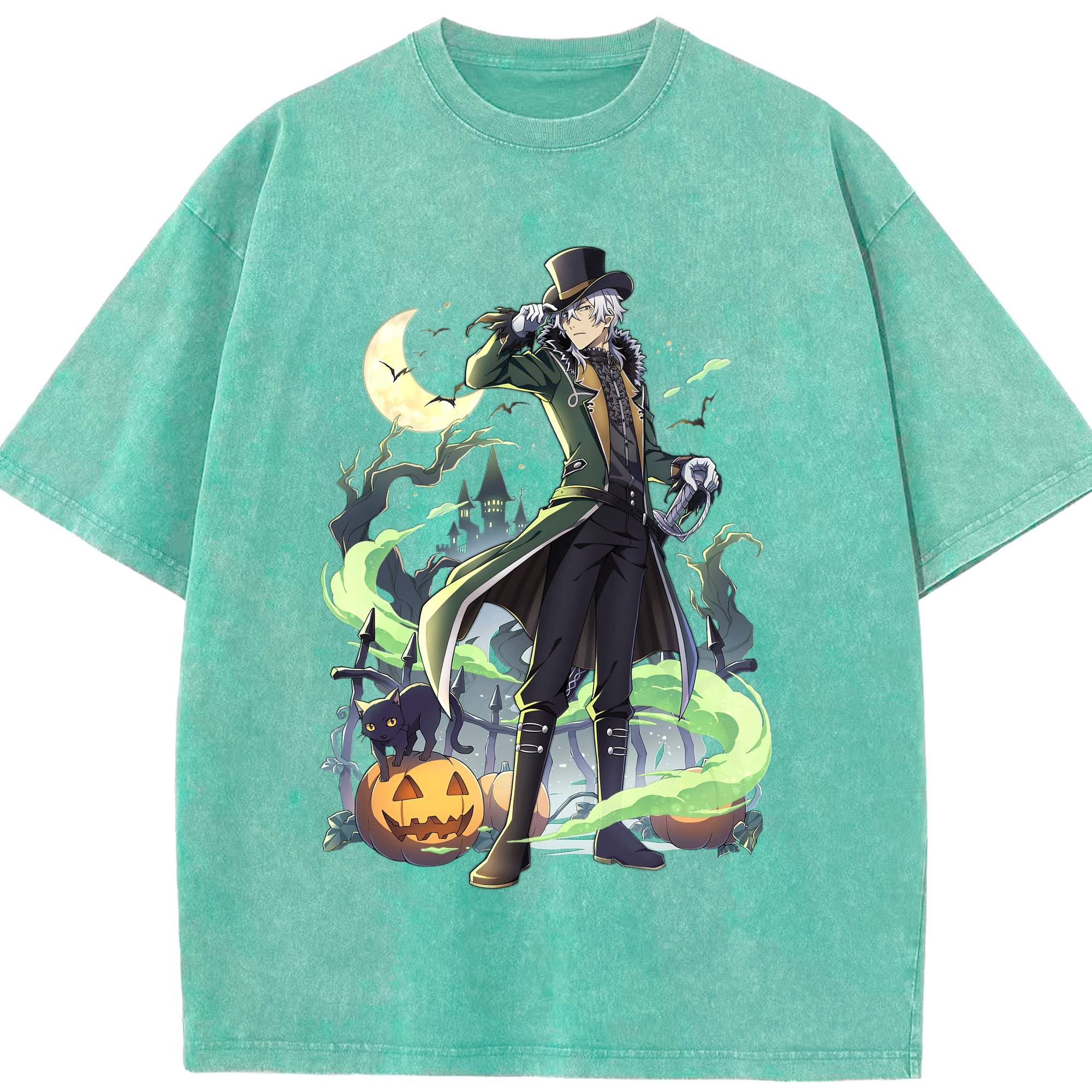 （画像用） 文豪ストレイドッグス Bungo Stray Dogs 綿100% ヴィンテージ風 半袖Tシャツ（フロントプリント）